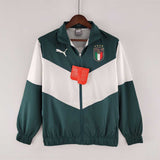 Italy Windbreaker White-Green 2022