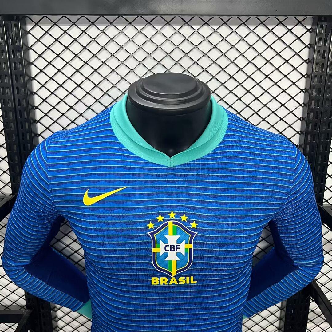 Brazil | Long sleeve shirt ''Away Blue'' Special Kit