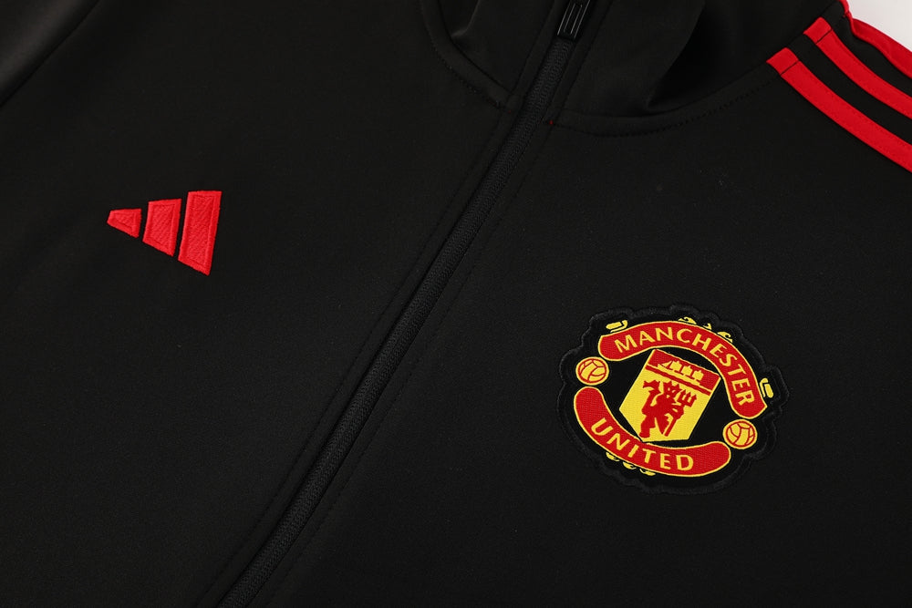 Manchester United Track Suit ''Black and Red''