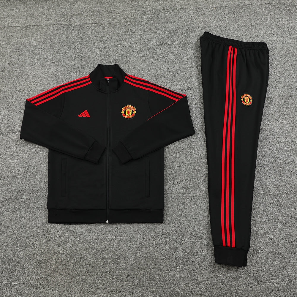 Manchester United Track Suit ''Black and Red''