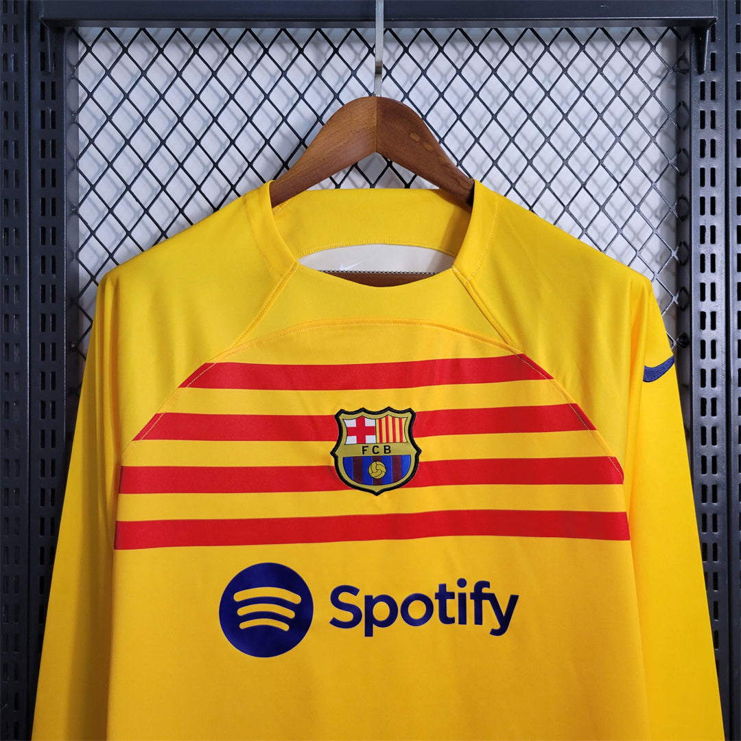 Barcelona | Long sleeve shirt ''Golden Stripes'' Special Kit
